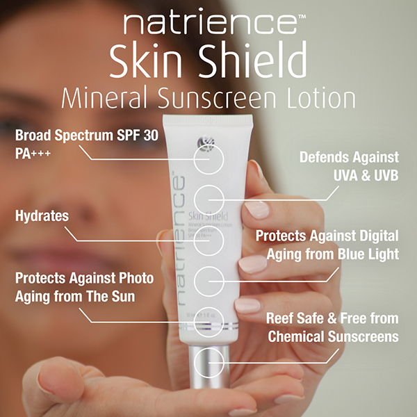 【2個】シズル/natrience/Skin Shield/日焼け止め/30ml Natrience® Skin Shield SPF 30 Mineral Sunscreen – Broad Spectrum